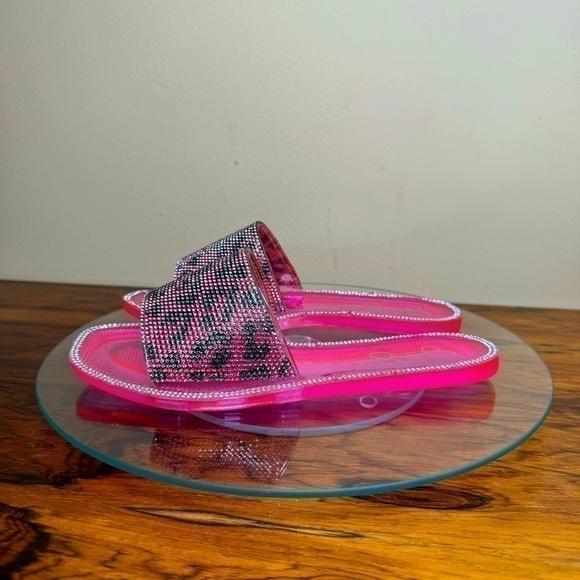 Jessica Simpson Kassime Embellished Jelly Slide Sandals - Picture 2 of 13